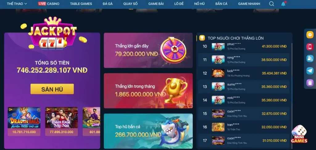 Giao diện cá cược trực tiếp rich88 casino với tỷ lệ cược thay đổi liên tục